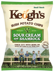 Keogh's Sour Cream and Shamrock