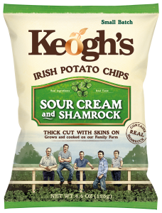 Keogh's Sour Cream and Shamrock