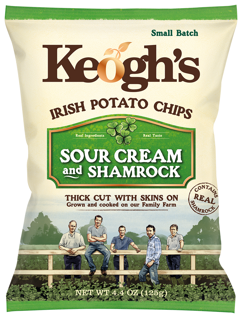 Keogh's Sour Cream and Shamrock